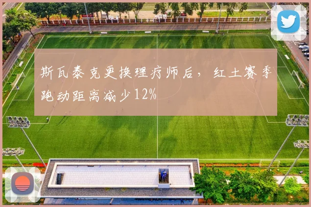 斯瓦泰克更换理疗师后,红土赛季跑动距离减少12%